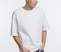 Футболка оверсайз унисекс Base Space, белая арт.16614.60