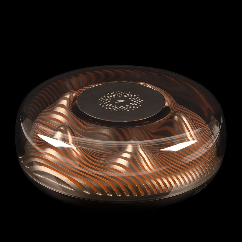 Станция для беспроводной зарядки с подсветкой apexPoint, черная арт.16339.30