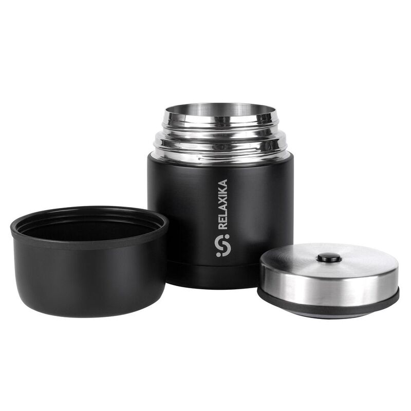 Термос для еды Relaxika 500, черный арт.15474.30