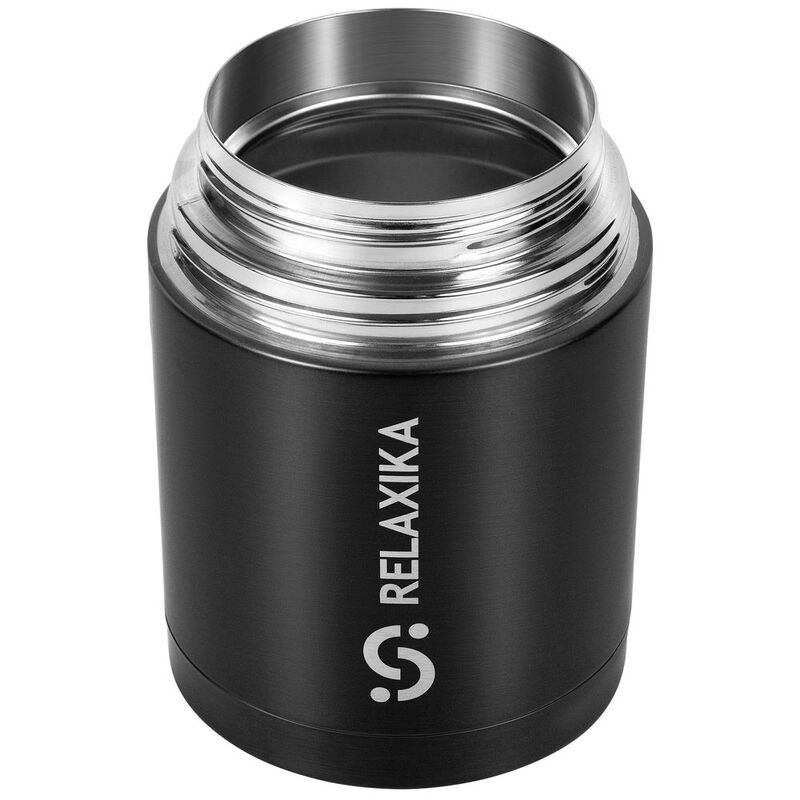 Термос для еды Relaxika 700, черный арт.15475.30