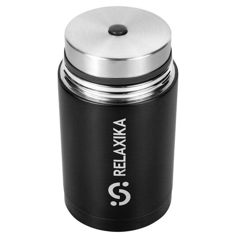 Термос для еды Relaxika 1000, черный арт.15476.30
