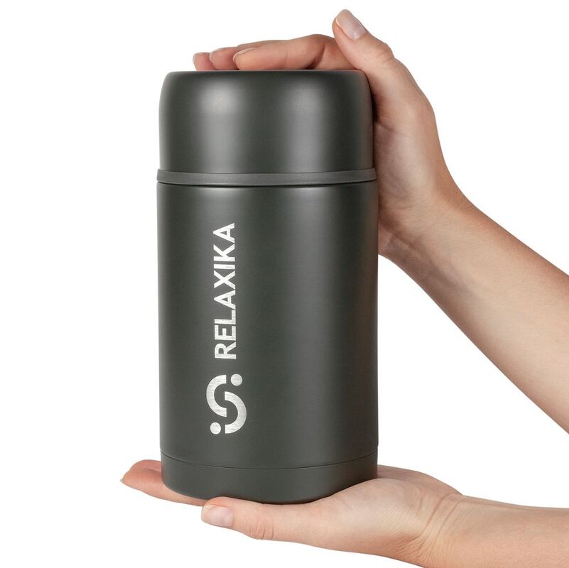 Термос для еды Relaxika 1000, хаки арт.15476.98