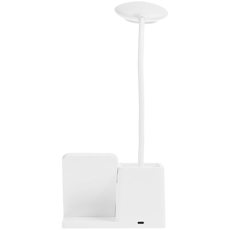 Лампа с органайзером и беспроводной зарядкой writeLight, ver. 2, белая арт.16437.60