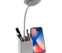 Лампа с органайзером и беспроводной зарядкой writeLight, ver. 2, белая арт.16437.60