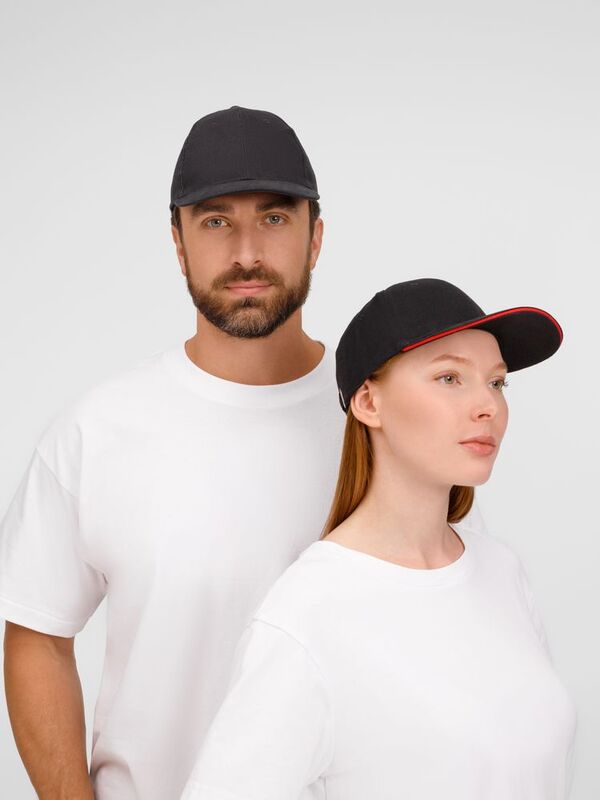 Бейсболка Buffalo, темно-серая (графит) арт.88100374TUN