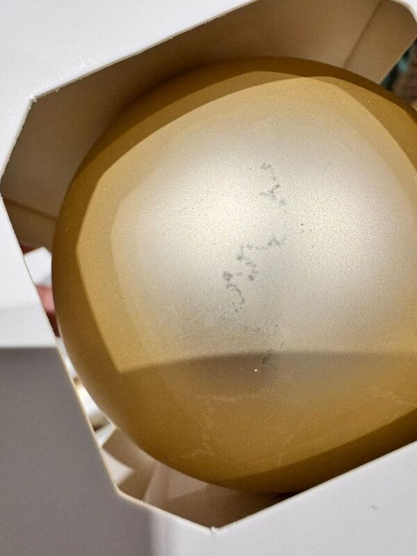 Оформительский шар Finery, 8 см, матовый золотистый арт.17679.00