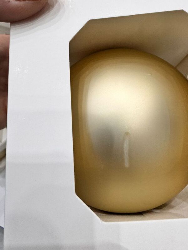 Оформительский шар Finery, 8 см, матовый золотистый арт.17679.00