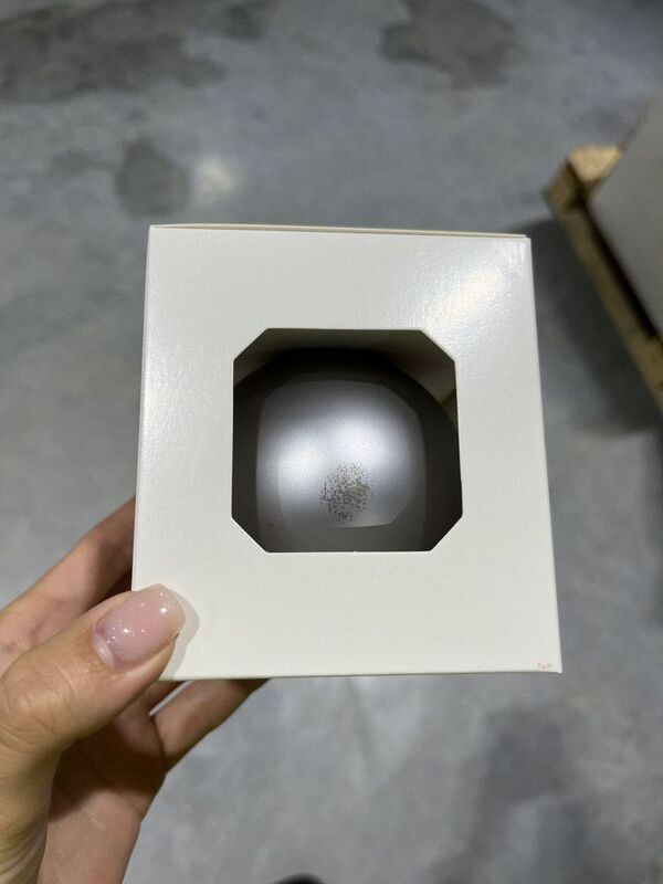 Оформительский шар Finery, 8 см, матовый серебристый арт.17679.10