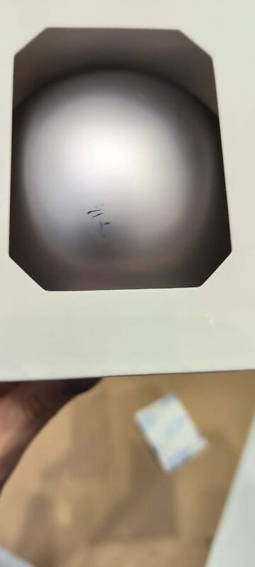 Оформительский шар Finery, 10 см, матовый серебристый арт.17681.10