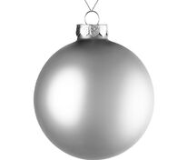 Оформительский шар Finery, 10 см, матовый серебристый арт.17681.10