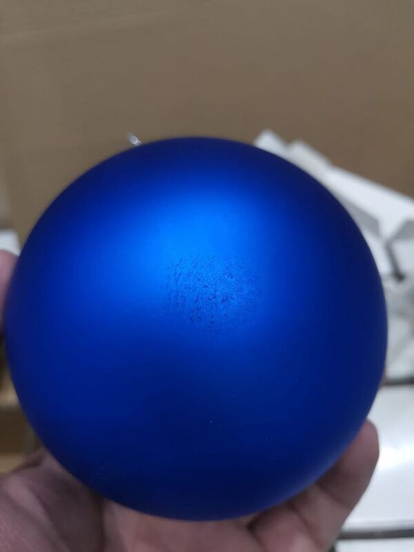 Оформительский шар Finery, 10 см, матовый синий арт.17681.40