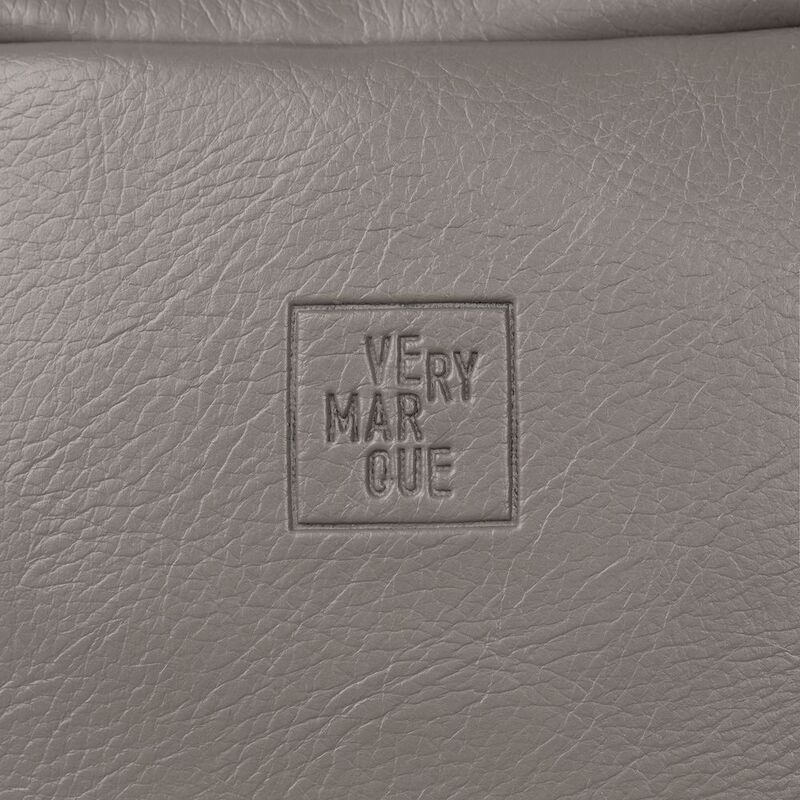 Дорожная косметичка Cubo, серая с логотипом арт.13834.11