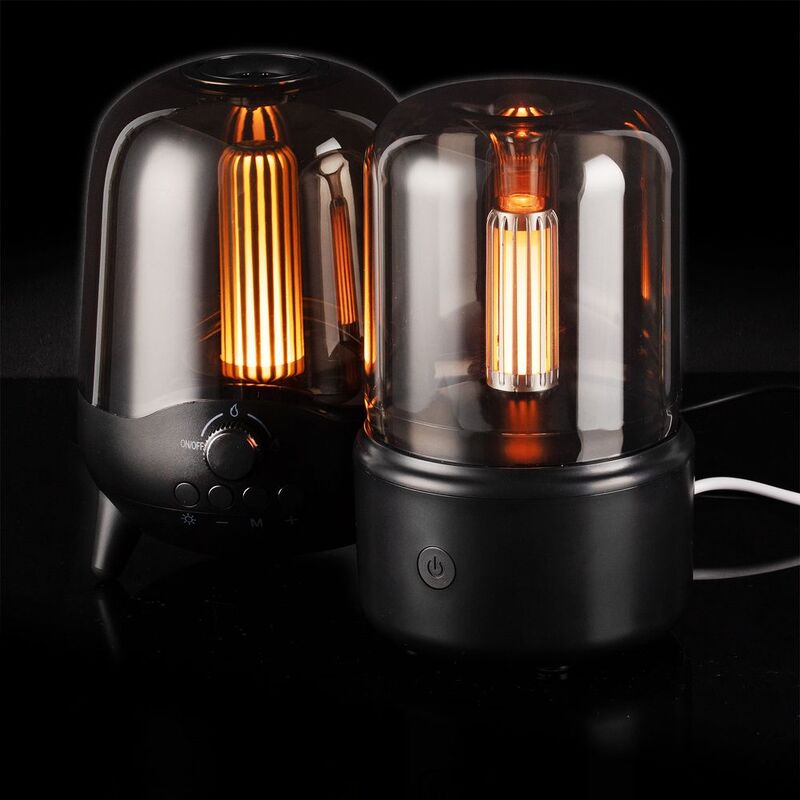 Увлажнитель-ароматизатор с подсветкой mistFlicker, черный арт.16392.30