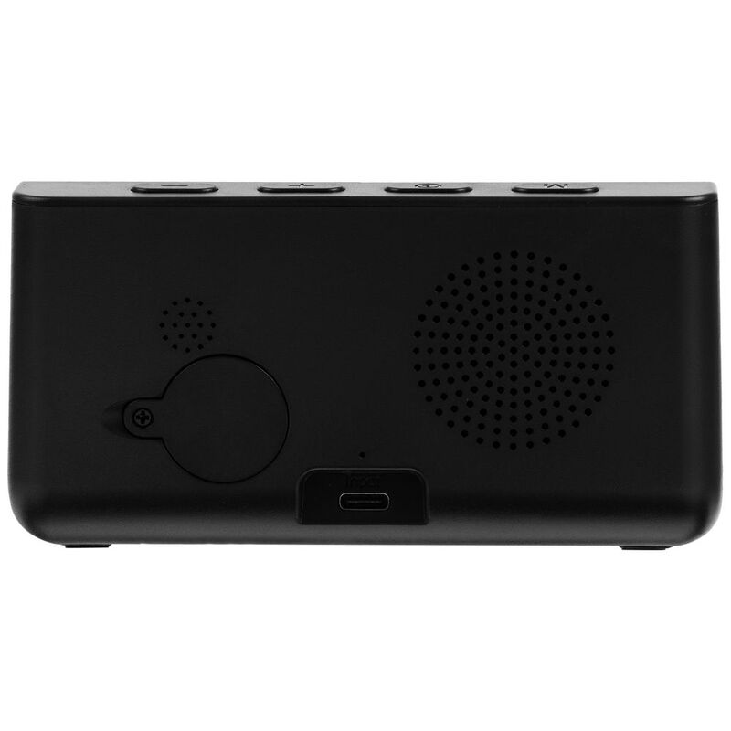 Станция беспроводной зарядки с часами Electron, ver.2, черная арт.16343.30