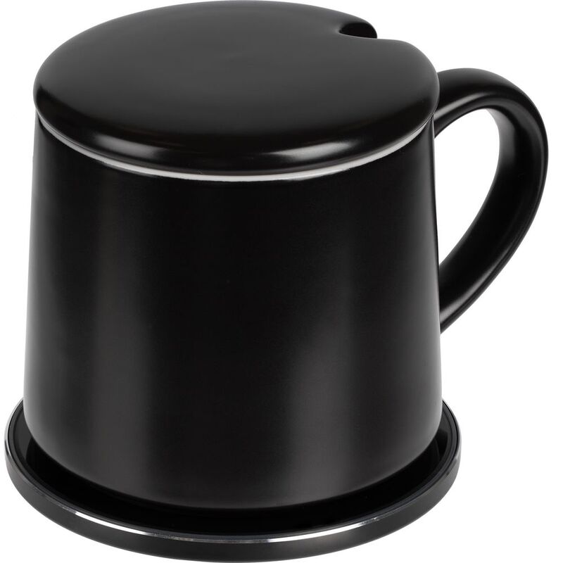 Кружка с подогревом и беспроводной зарядкой dualBase ver. 2.0 Matt, черная арт.16345.30