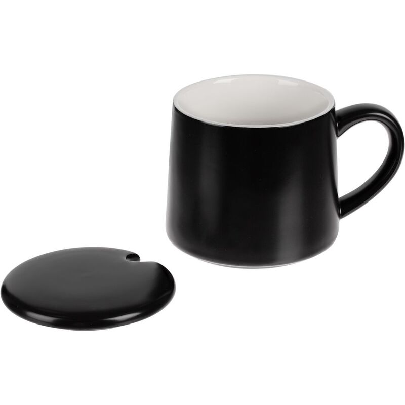 Кружка с подогревом и беспроводной зарядкой dualBase ver. 2.0 Matt, черная арт.16345.30
