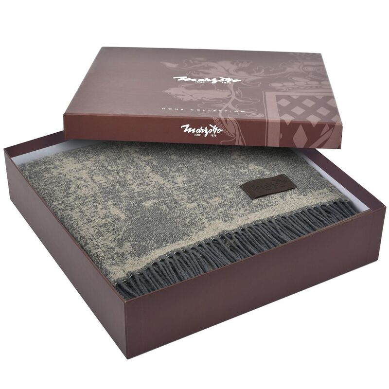 Плед Magnolia, серый с бежевым арт.19148.16