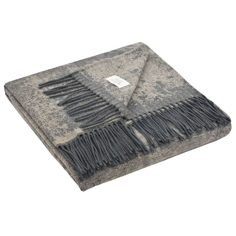 Плед Magnolia, серый с бежевым арт.19148.16