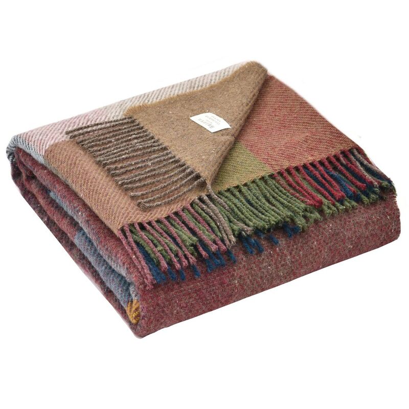 Плед Arequipa, бордовый с бежевым арт.19020.56