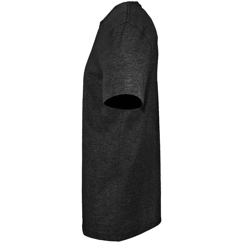 Футболка унисекс Tuner, черный меланж арт.04203348