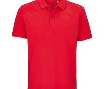 Рубашка поло унисекс Pegase, красная арт.04242161