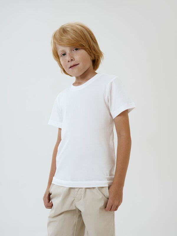 Футболка детская T-Bolka Kids, белая (белоснежная) арт.2504.63