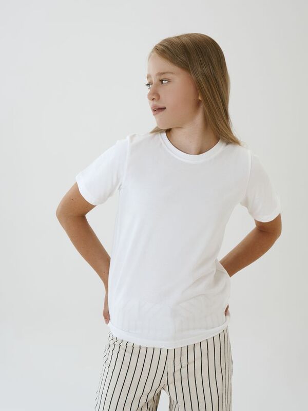 Футболка детская T-Bolka Kids, белая (белоснежная) арт.2504.63