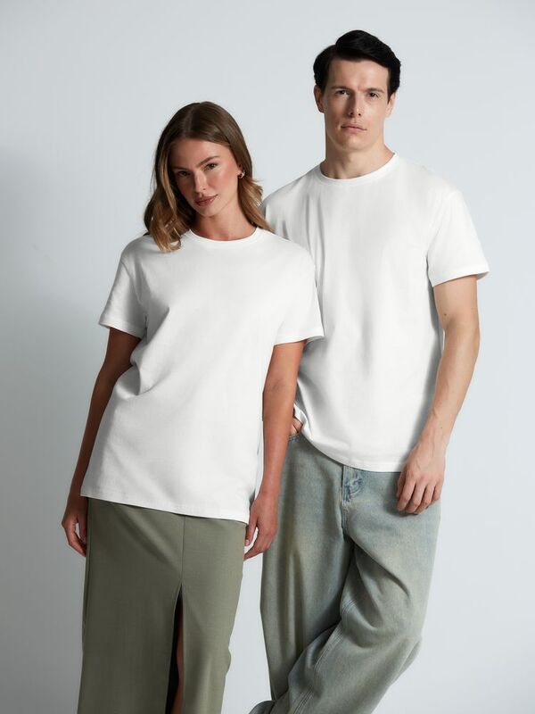 Футболка унисекс T-Bolka 160, белая (белоснежная) арт.6140.63