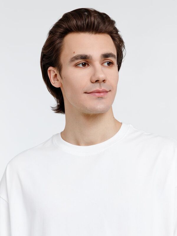 Футболка оверсайз унисекс Big Haul, молочно-белая арт.16417.60