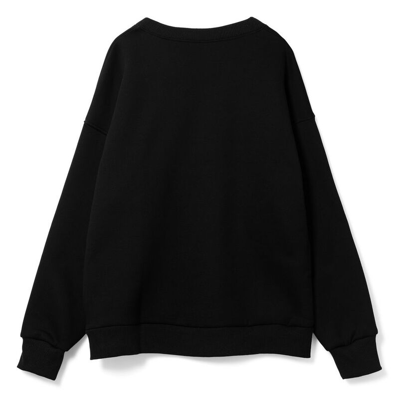 Свитшот оверсайз унисекс True Self, черный арт.16416.30