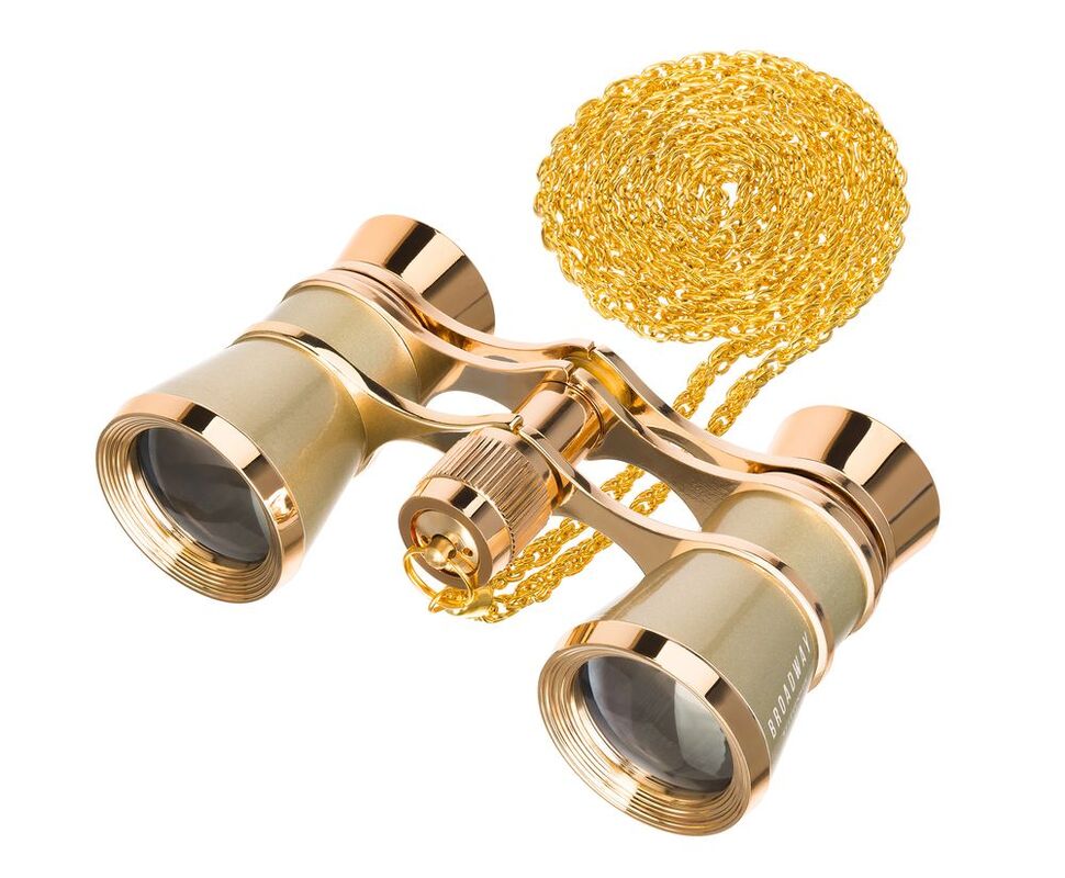 Театральный бинокль Broadway 325B, золотистый арт.16357.00