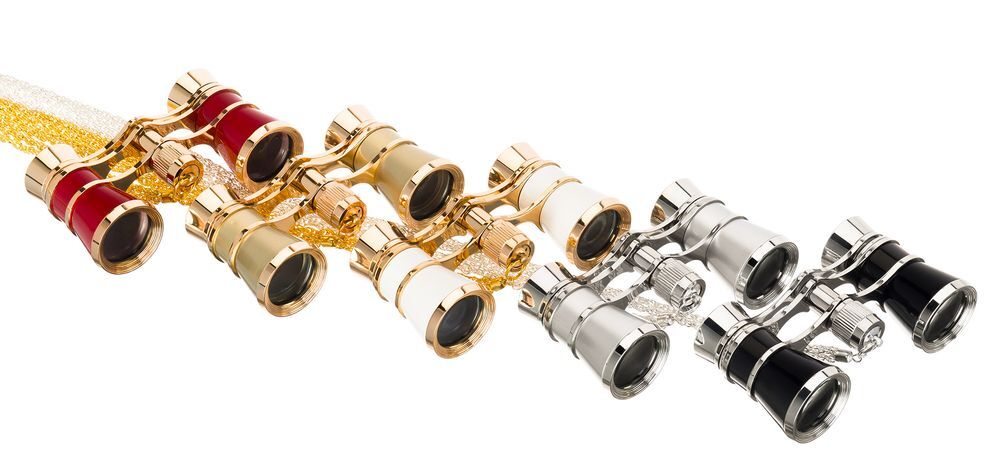 Театральный бинокль Broadway 325B, красный арт.16357.50