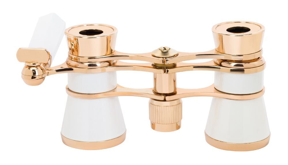 Театральный бинокль-лорнет Broadway 325E, белый арт.16358.60