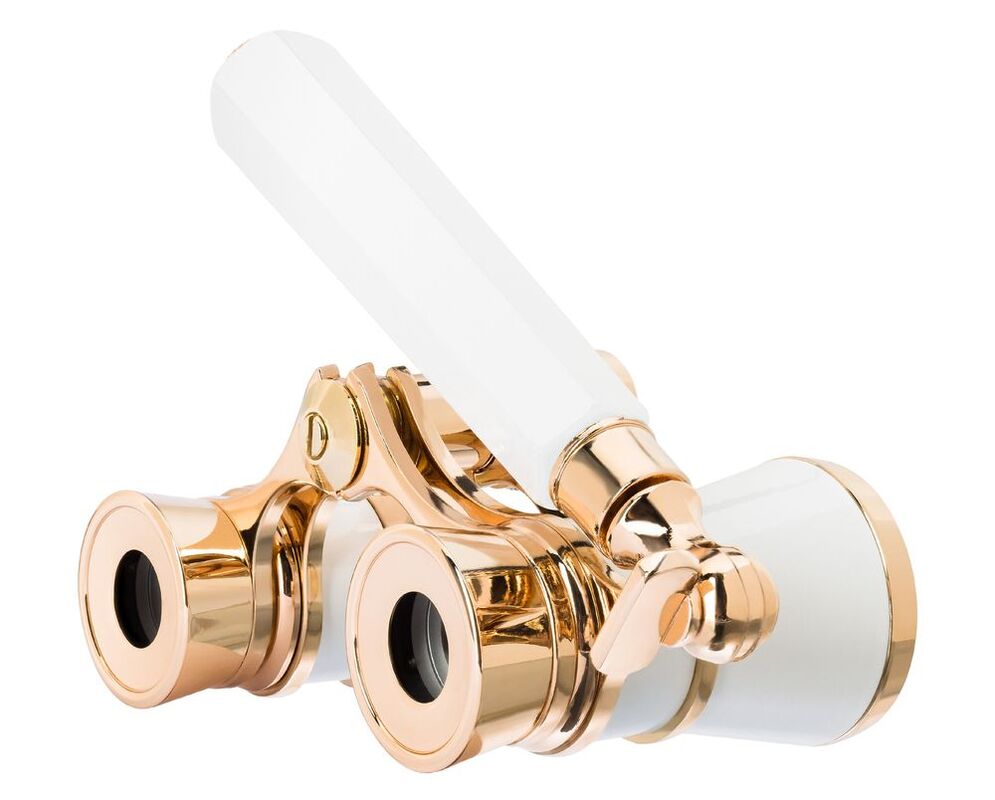 Театральный бинокль-лорнет Broadway 325E, белый арт.16358.60