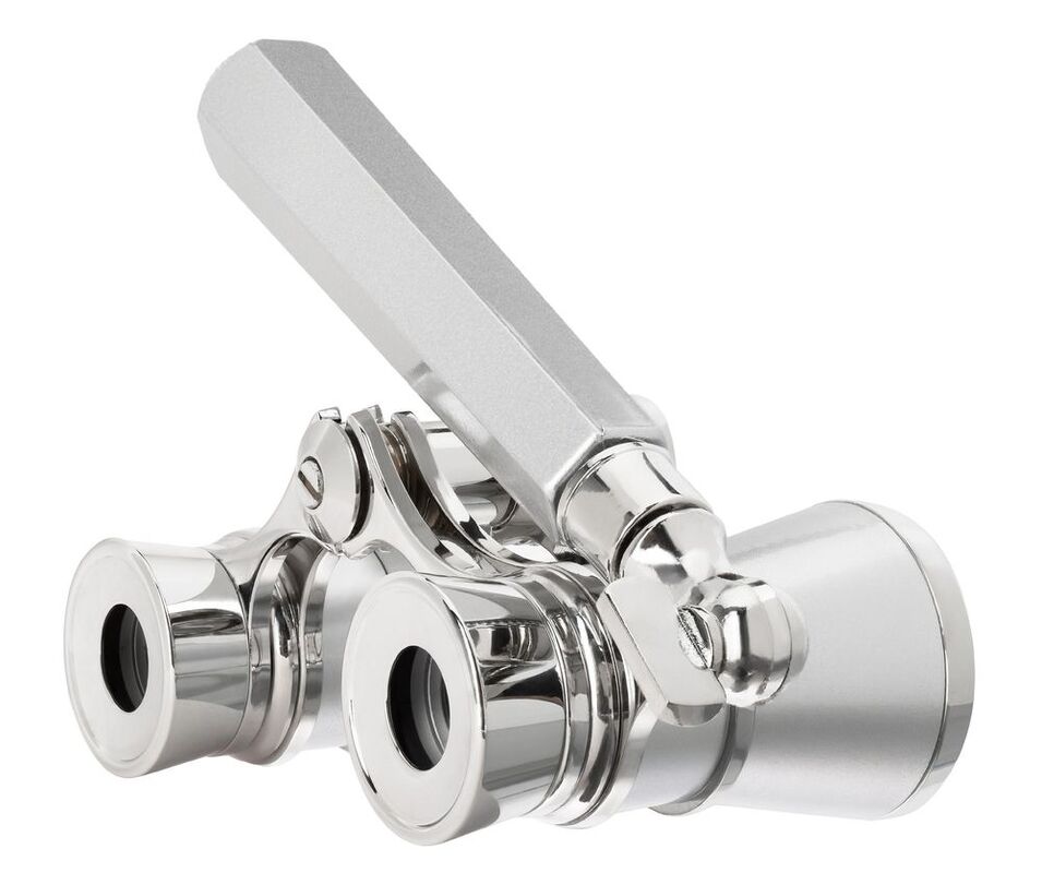 Театральный бинокль-лорнет Broadway 325E, серебристый арт.16358.10