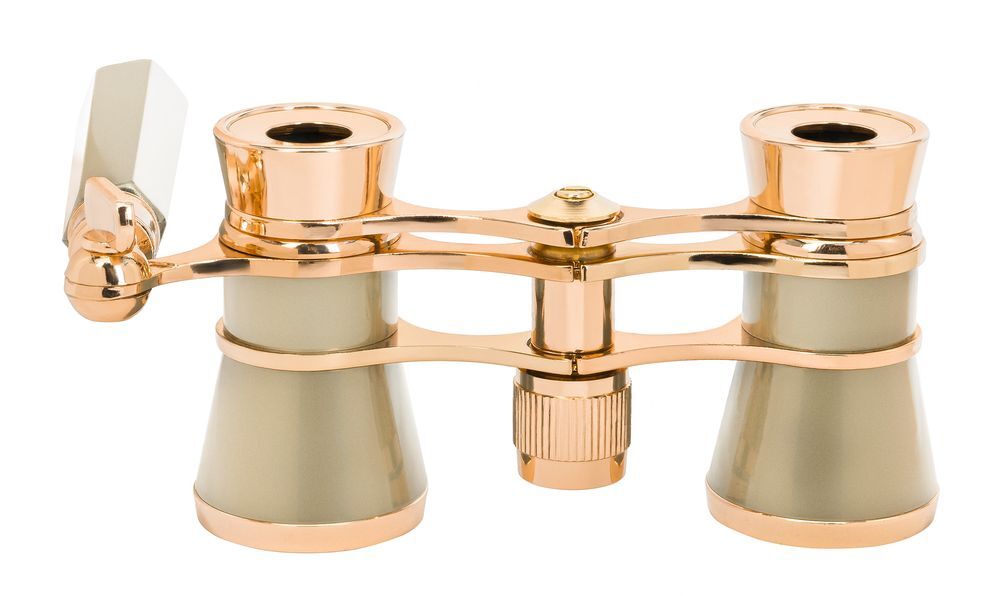 Театральный бинокль-лорнет Broadway 325E, золотистый арт.16358.00