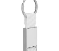 Брелок Stropp с тканевой вставкой, белый арт.16359.60