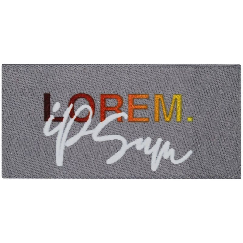 Лейбл тканевый Epsilon, XXS, серый арт.16348.10