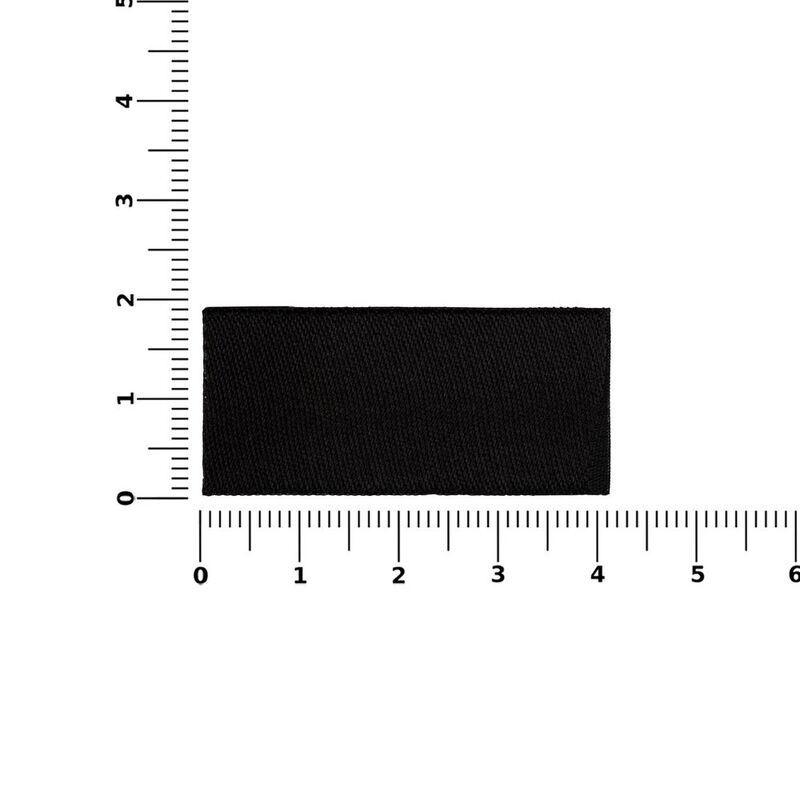 Лейбл тканевый Epsilon, XXS, черный арт.16348.30