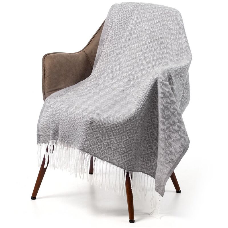 Плед &laquo;Капри&raquo;, серый арт.16625.10