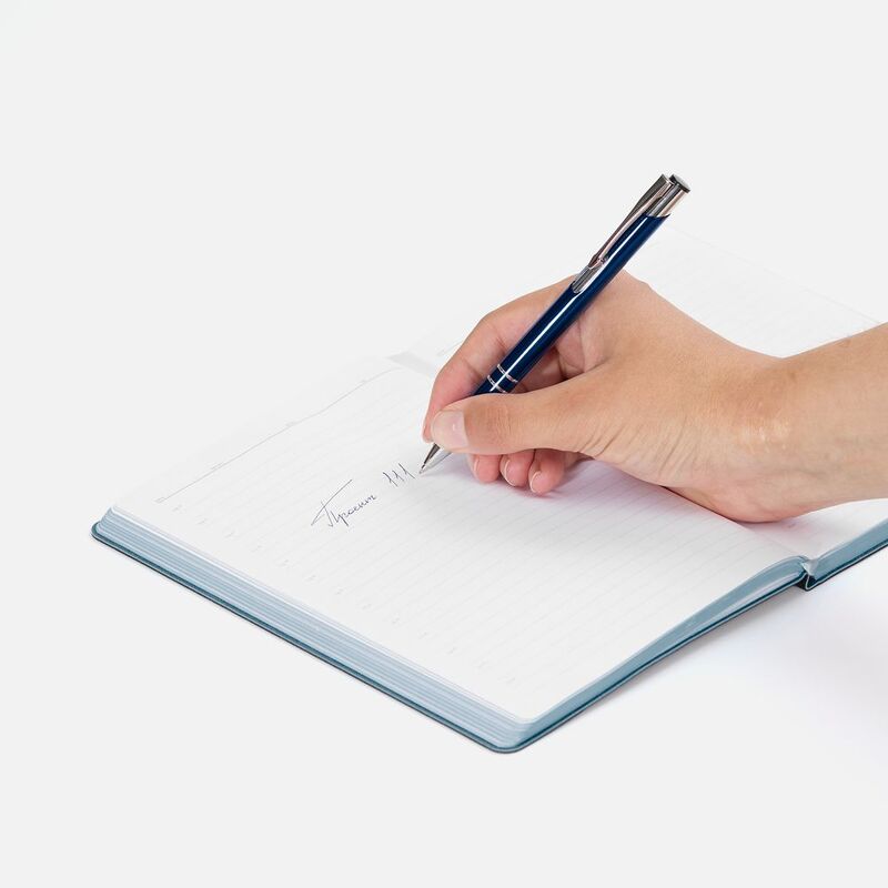 Ручка шариковая Keskus, темно-синяя арт.16424.40