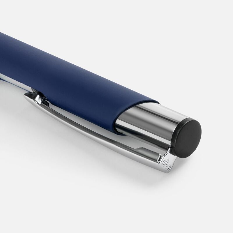 Ручка шариковая Keskus Soft Touch, темно-синяя арт.16425.40