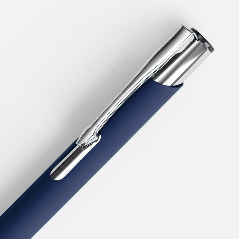 Ручка шариковая Keskus Soft Touch, темно-синяя арт.16425.40