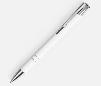 Ручка шариковая Keskus Soft Touch, белая арт.16425.60