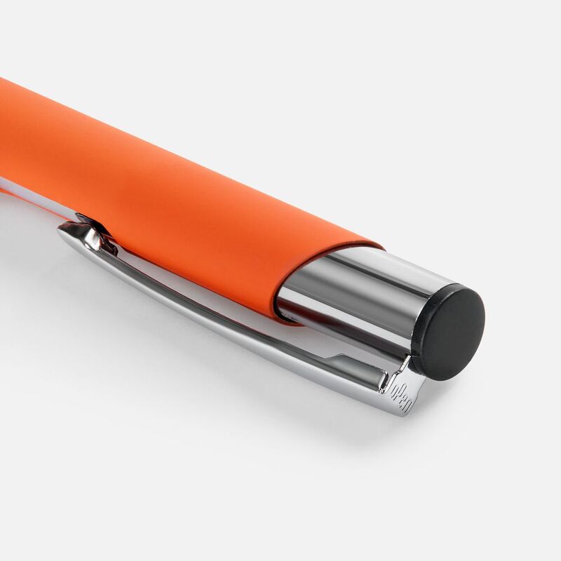 Ручка шариковая Keskus Soft Touch, оранжевая арт.16425.20