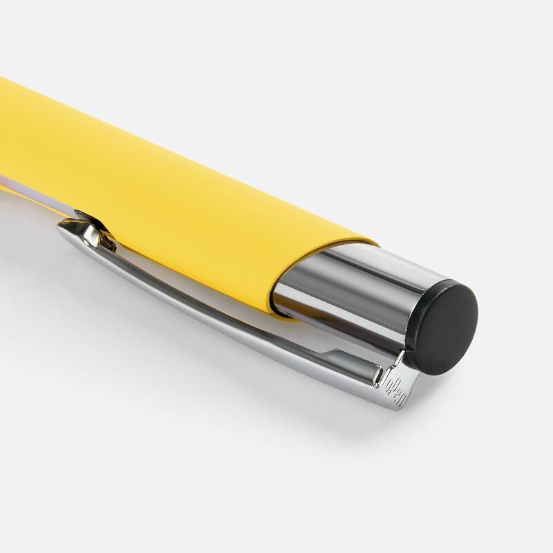 Ручка шариковая Keskus Soft Touch, желтая арт.16425.80