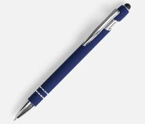 Ручка шариковая Pointer Soft Touch со стилусом, темно-синяя арт.16426.40