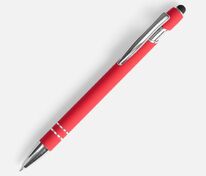 Ручка шариковая Pointer Soft Touch со стилусом, красная арт.16426.50