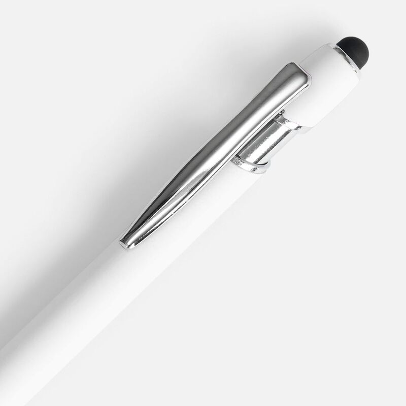 Ручка шариковая Pointer Soft Touch со стилусом, белая арт.16426.60