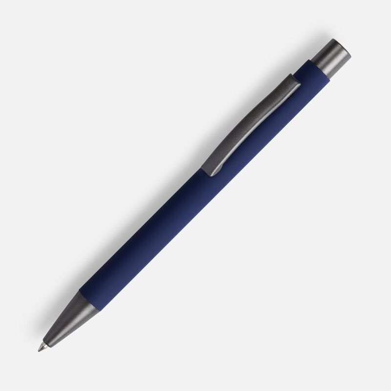 Ручка шариковая Atento Soft Touch, темно-синяя арт.16427.40